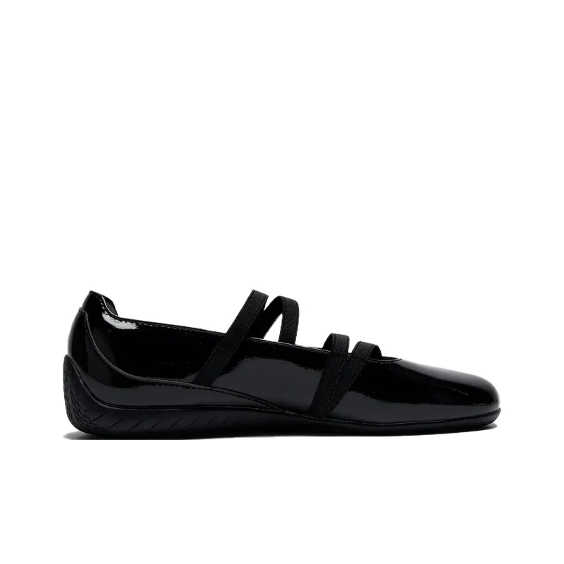 PUMA Speedcat Anti Slip Wear Resistant Low Top Casual Shoes Women's Black-1