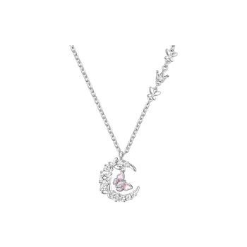 Disney Princess S925 Silver Necklaces Women's Silver