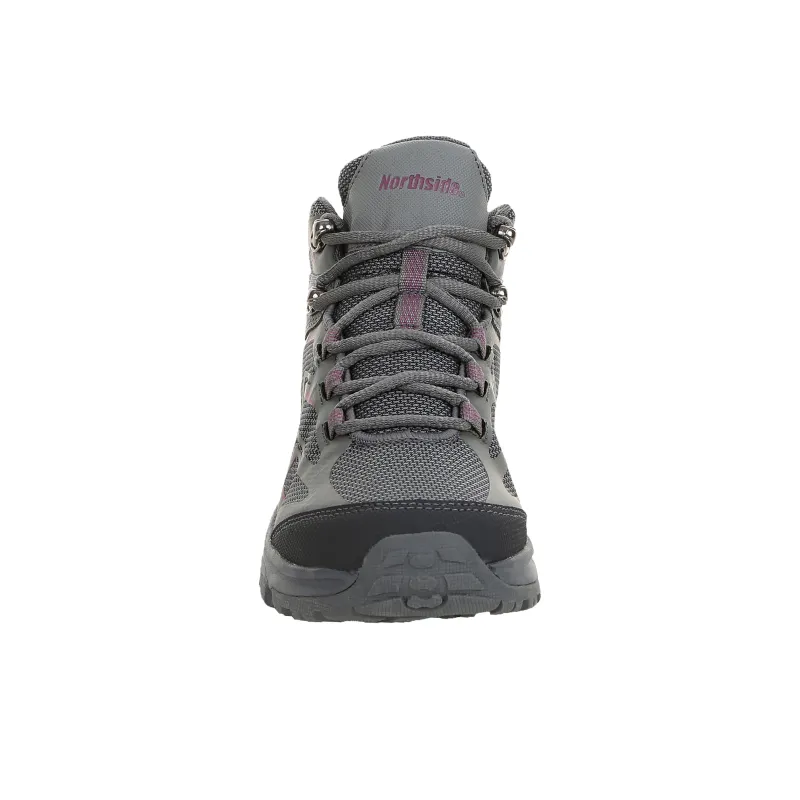 NORTHSIDE Anti Slip Wear Resistant Mid Top Hiking Shoes Women's Gray-2