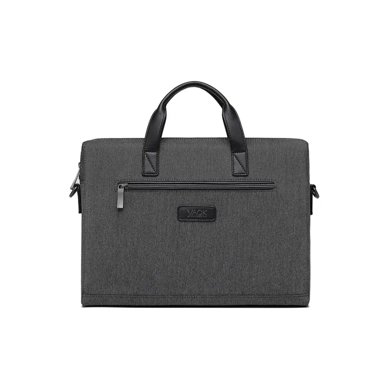 Vack Polyester Laptop Bag Unisex Steel Gray/Marine Blue-0