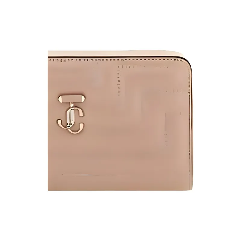 Jimmy Choo Leather Wallet Women's Flesh Pink-5