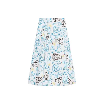 ZARA SS25 Casual Long Skirt Women's