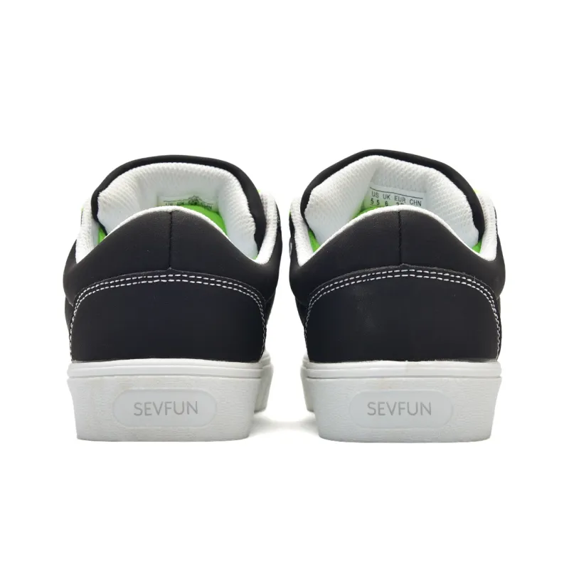 7 SEVFUN Abrasion Resistant, Lightweight, And Breathable Low Top Skateboard Shoes Unisex-12