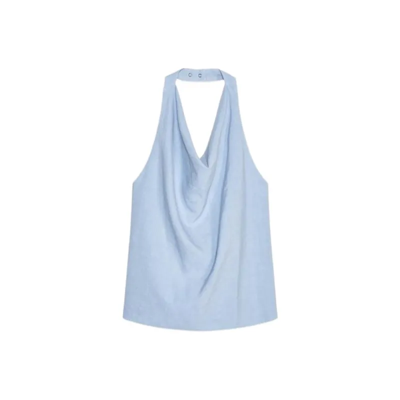 ZARA Tank Tops Women's Light Purple-0
