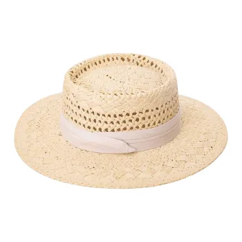 ZANC Straw Woven Top Hats Unisex