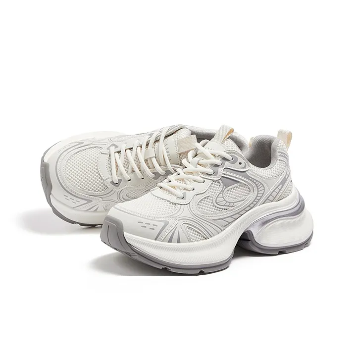 CAMEL Height Increasing Breathable Chunky Sneakers Women's-2
