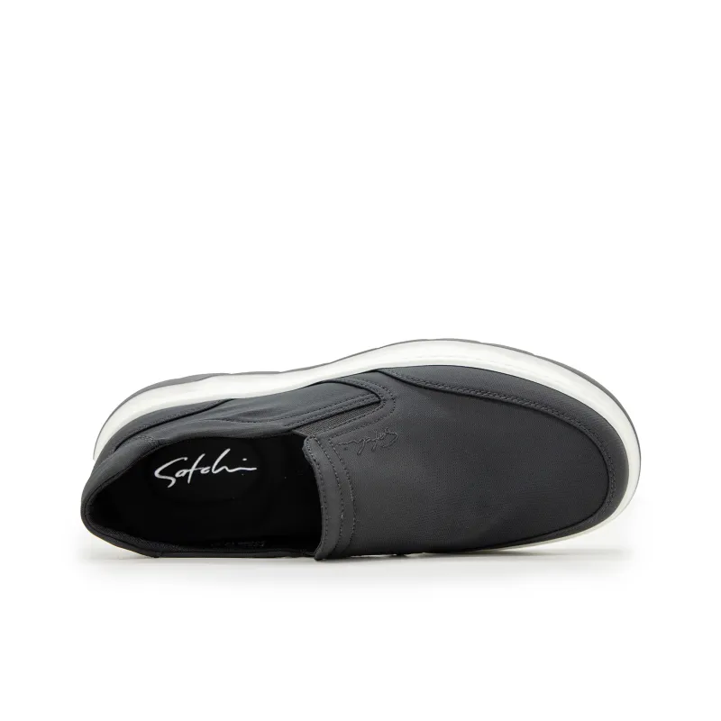 Satchi Summer Fabric Breathable Casual Shoes Men's Black-4