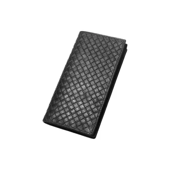 CARTELO Leather With Polyester Wallet Men's Black/Coffee