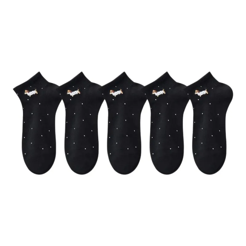 Temooues Ankle Socks Women's Combo Set-1