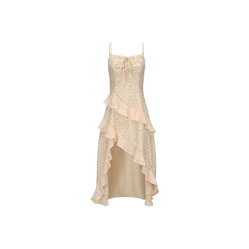 CHIWAWAMEME Slip Dresses Women's Sweet Pear Floral-0