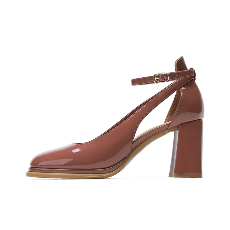 GOSO Chunky Heel High Heels Women's-0