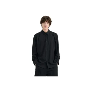 WILD LEADER Shirts Men Mysterious Black[CW51585185EH]