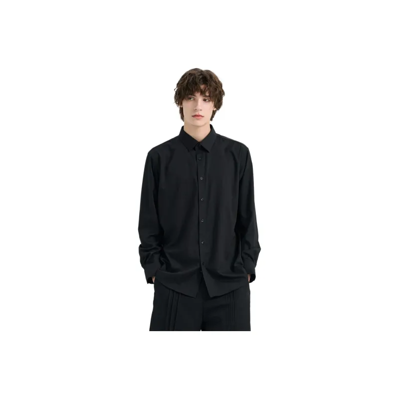 WILD LEADER Shirts Men Mysterious Black[CW51585185EH]-0