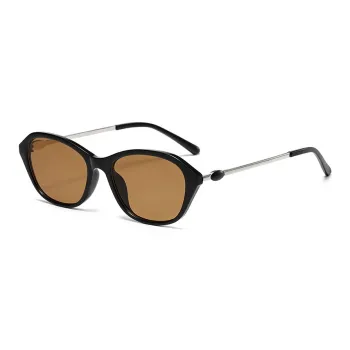 PRETTYALLUSION PC Oval Sunglasses Women's