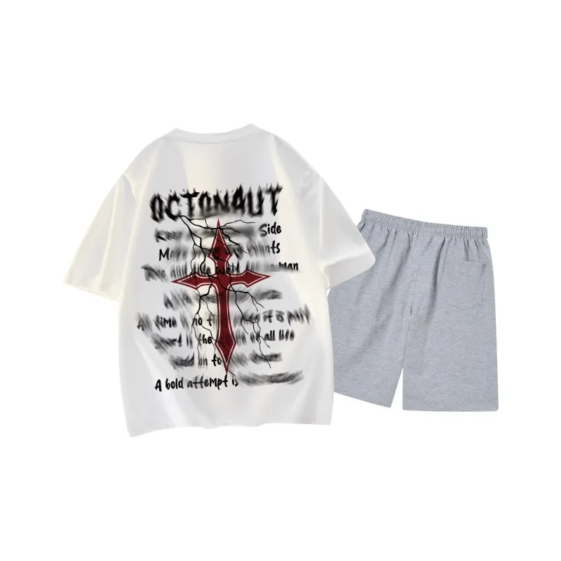 Small Columns Under The Sea Casual Sportswear Unisex-4