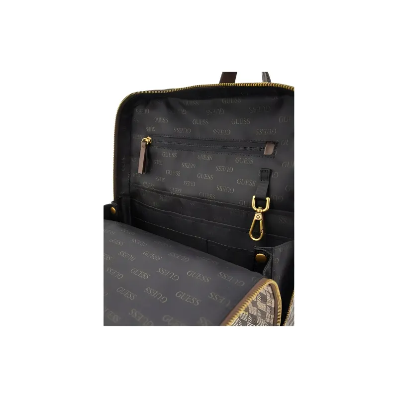 GUESS Artificial Leather Backpack Men's Brown-3