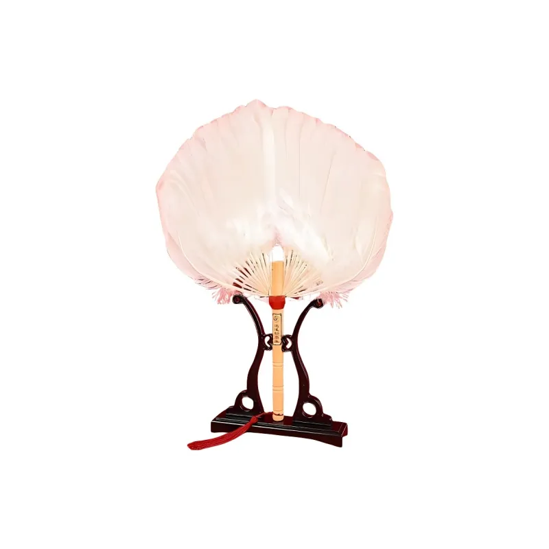JINGDI Feather Classical Style Fan-8