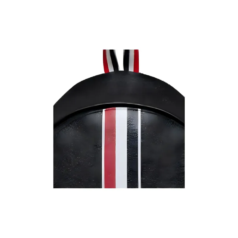 THOM BROWNE· Calfskin Backpack Unisex Black-3