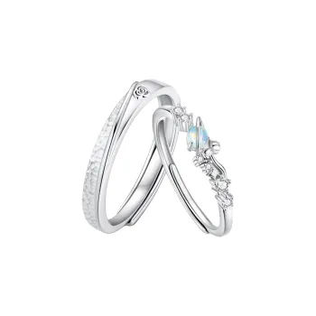 JIACUIYUN Colored Glaze Rings Women's