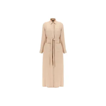 BRIONI Long Sleeved Dress Women's Beige