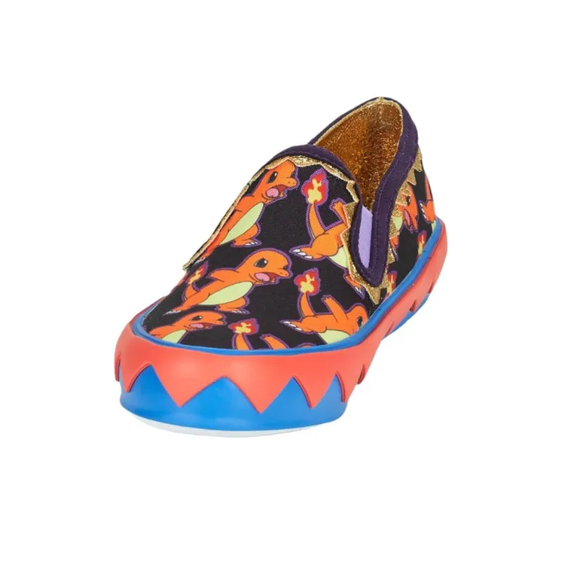 IRREGULAR CHOICE Low Top Casual Shoes Women's Orange Black-2