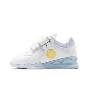 LUXIAOJUN Cushioning Slip Resistant Support Balance Low Top Training Shoes Unisex White