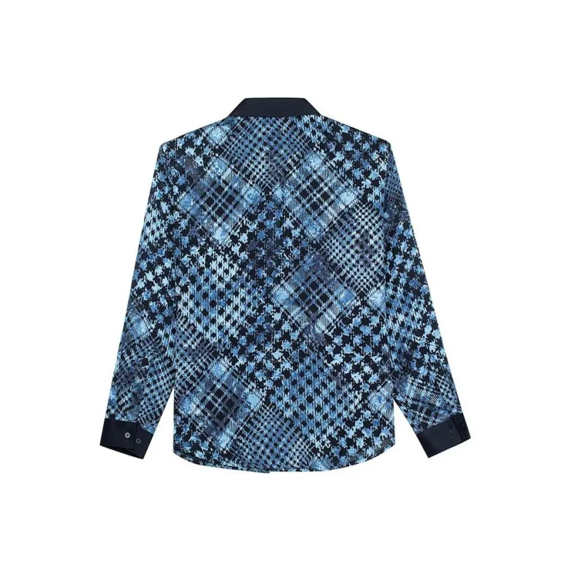 ANDREW MACKENZIE Shirts Unisex Black Blue-2