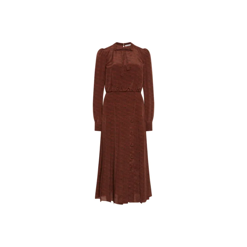 Alessandra Rich SS25 Long Sleeved Dress Women's-0
