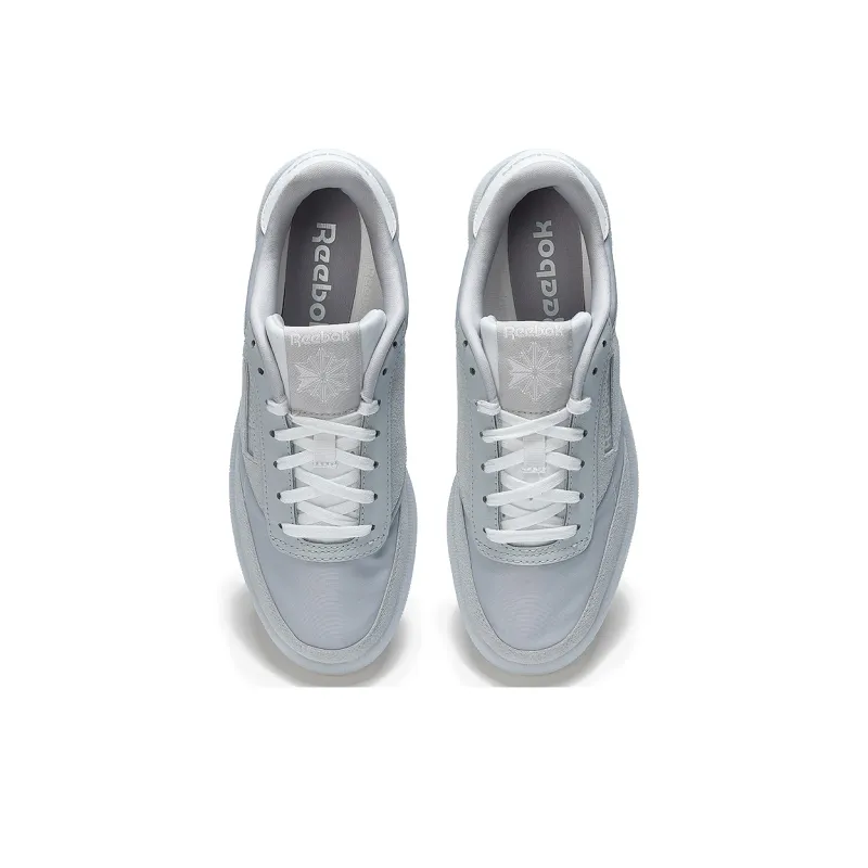 Reebok Anti Slip Wear Resistant Low Top Skateboard Shoes Unisex Gray-3