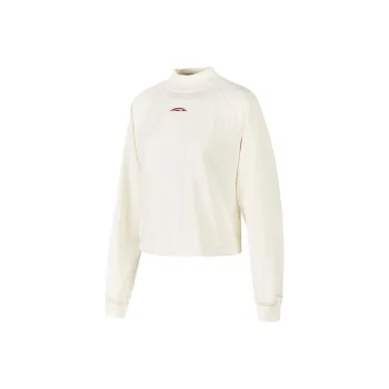 Skechers Skx Classic Sports Series Sweatshirt Women's Marshmallow White 0074