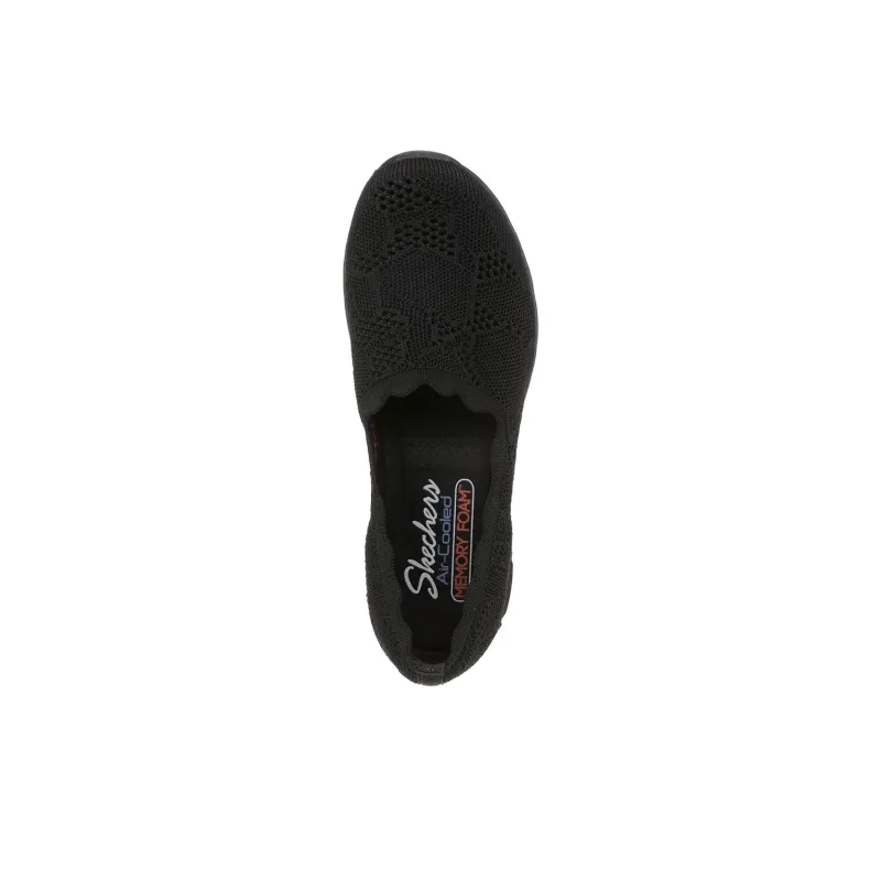 Skechers Seager Low Top Casual Shoes Women's Black-3