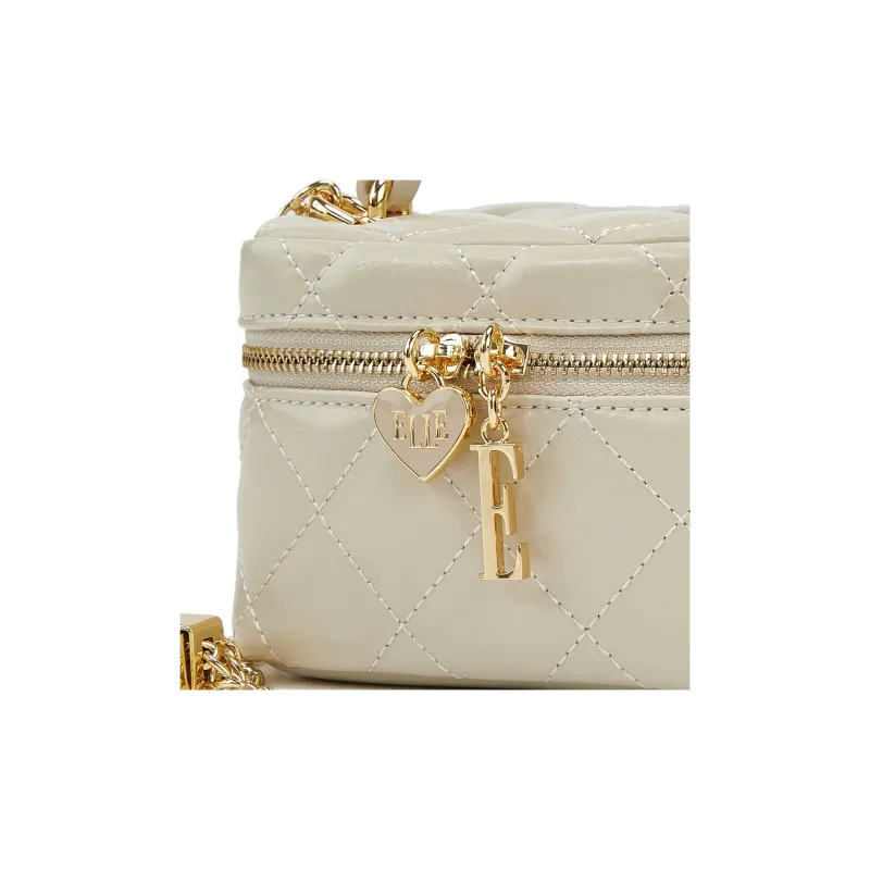 ELLE Split Cow Leather Handbag Regular Women's Multicolor-13