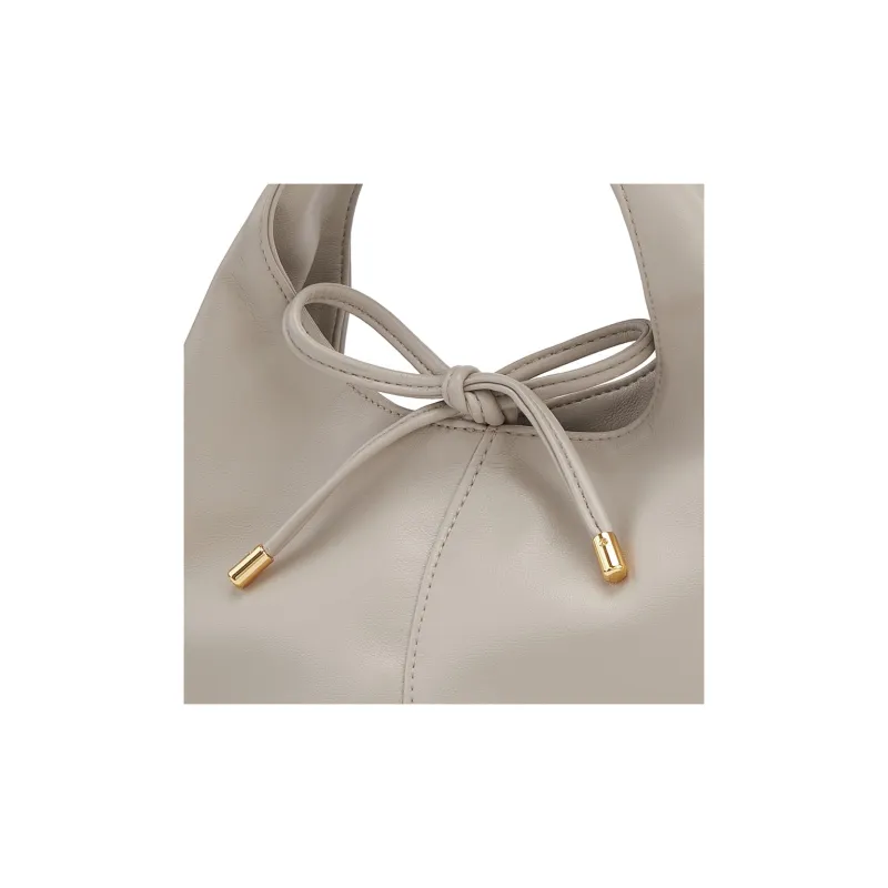 ELLE Synthetic Leather Handbag Trumpets Women's Pink/Light Gray/Light Yellow-6