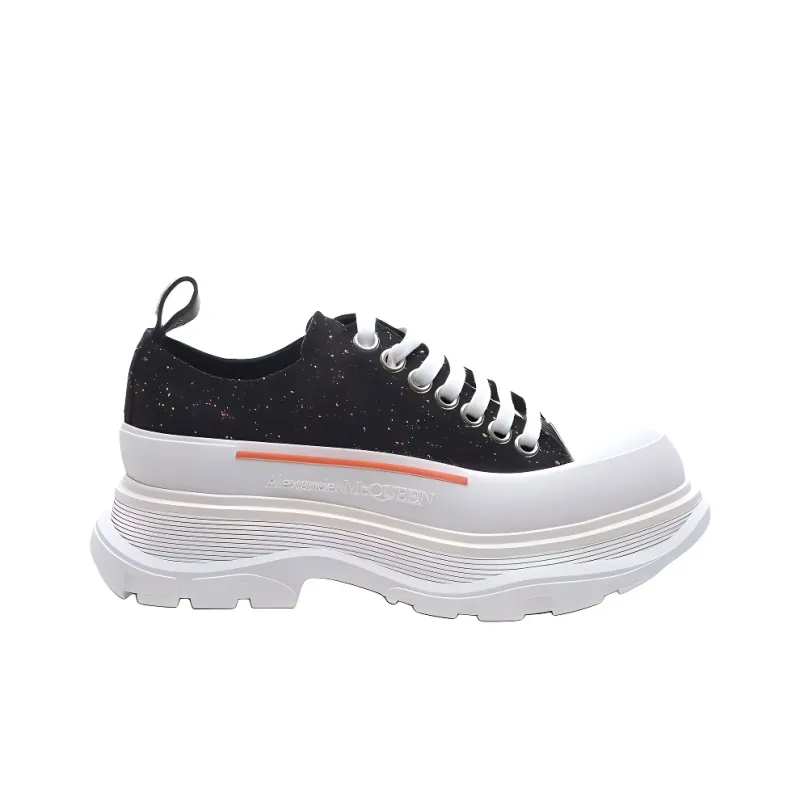 Alexander McQueen Tread Slick Low Top Casual Shoes Women's Black-1