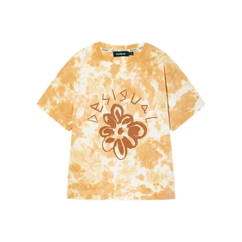 Desigual T Shirts Women's Milk Orange-0