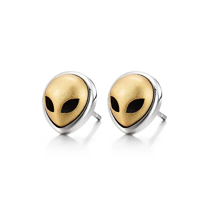 IDEAGEMER 925 Sterling Silver Stud Earrings Men's-0