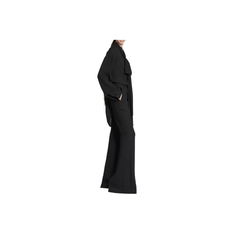 Balenciaga SS25 Casual Pants Regular Women's Black-5