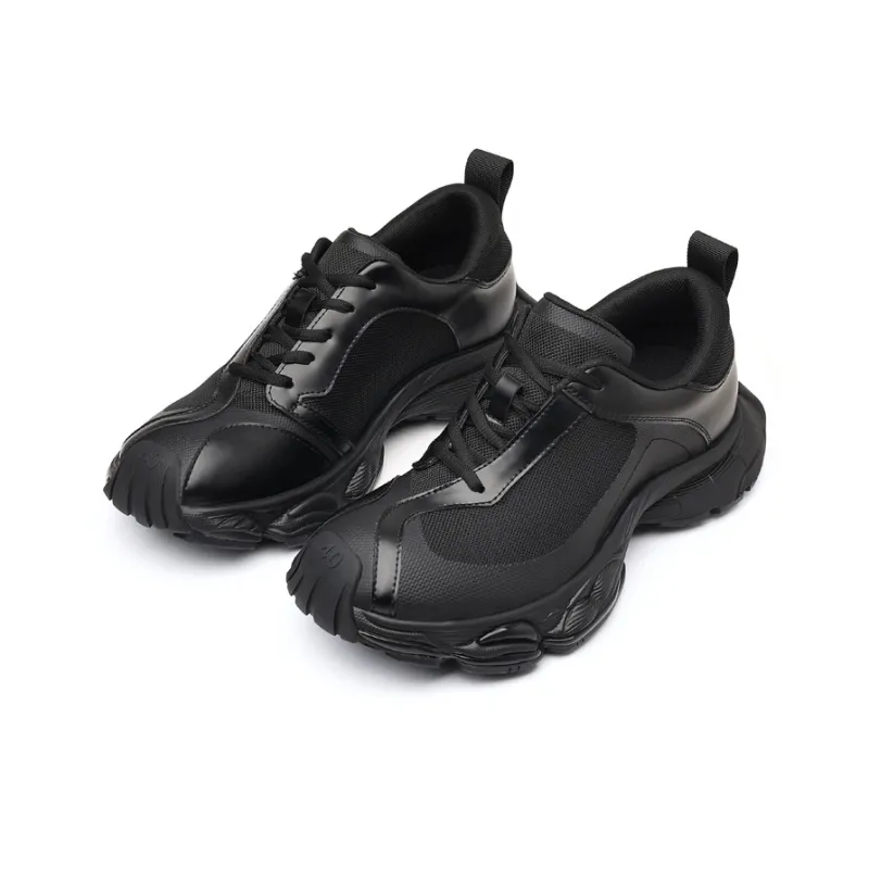 APRHE Slip Resistant, Breathable, Lightweight, Height Increasing Low Top Chunky Sneakers Unisex-15
