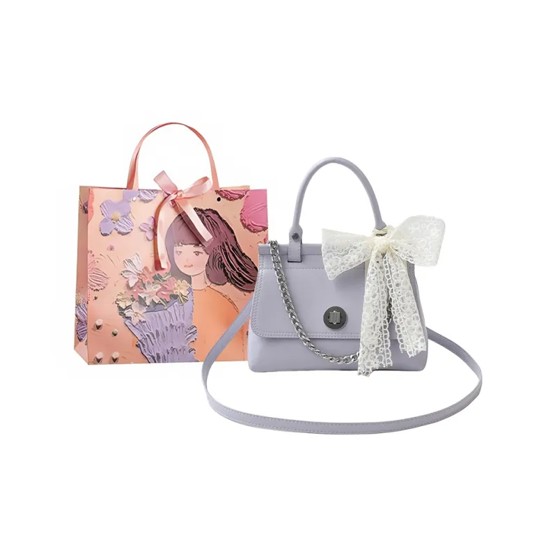 PARK DANCE PU Shoulder Bag, Crossbody Bag, Handbag Regular Women's White/Blue/Pink/Purple/Black-4