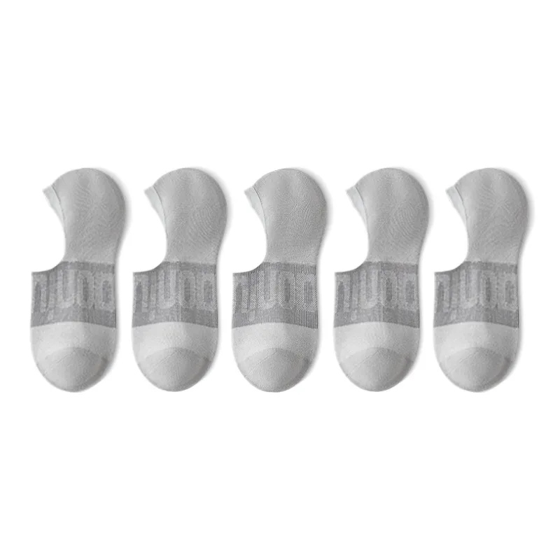 LUOLIAN No Show Socks Men's 5 Pack-4
