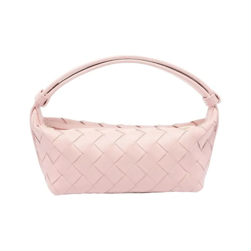 Bottega Veneta Leather Handbag Women's Pink-1