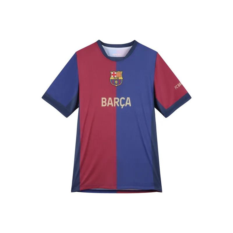 FCB ARCELONA T Shirt Unisex Red Blue-0