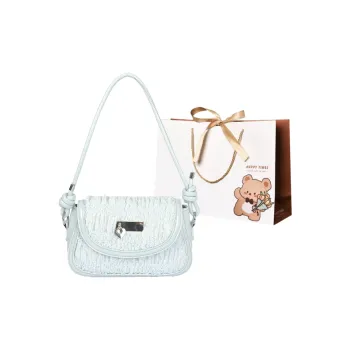 ERANGBEAR Composite Leather Shoulder Bag Regular Women's Blue