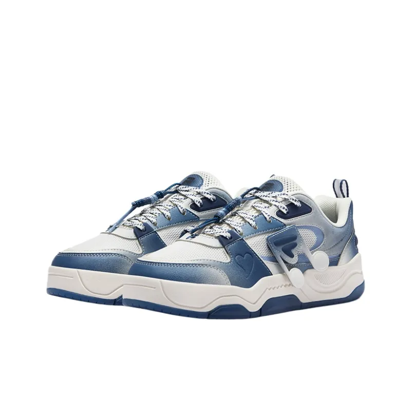FILA FUSION BANK III Low Top Skateboard Shoes Men's White Blue-2