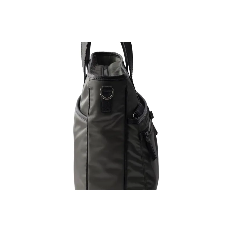 PRADA Re Nylon Tote Bag, Shopping Bag, Shoulder Bag, Crossbody Bag, Handbag Unisex Forest Green-3