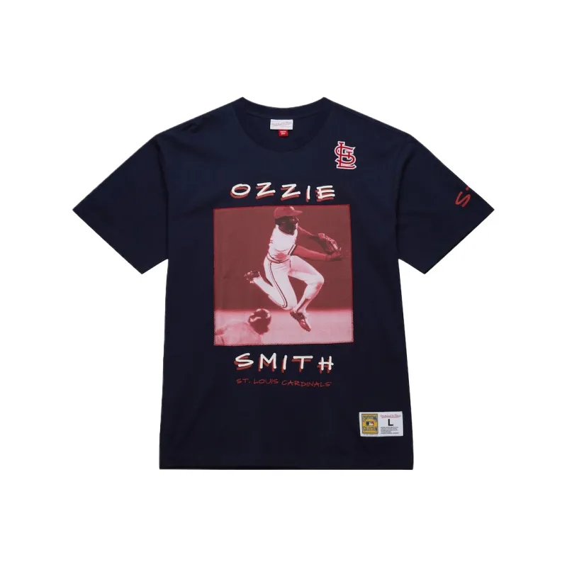 Mitchell & Ness Ozzie Smith T Shirt Men's Blue-0