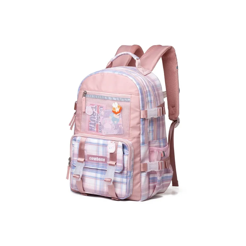 NOT ME Nylon With Polyester Backpack Trumpets Women's Girlish Heartfelt Pink/Starry Gray-0