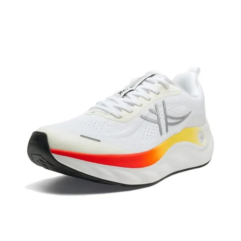 XTEP Breathable And Slip Resistant Low Top Casual Running Shoes Men's Classic White-1