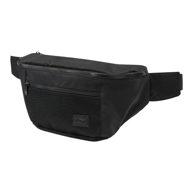 LiNing Sports Life Collection Polyester Fanny Pack Unisex Basic Black-2