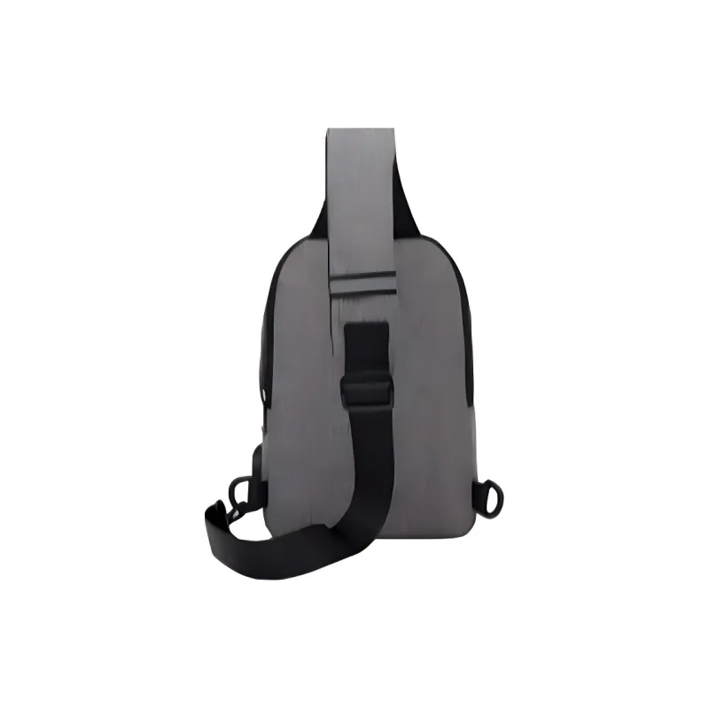 H YXIANG Polyester Sling Bag Regular Men's Black-3